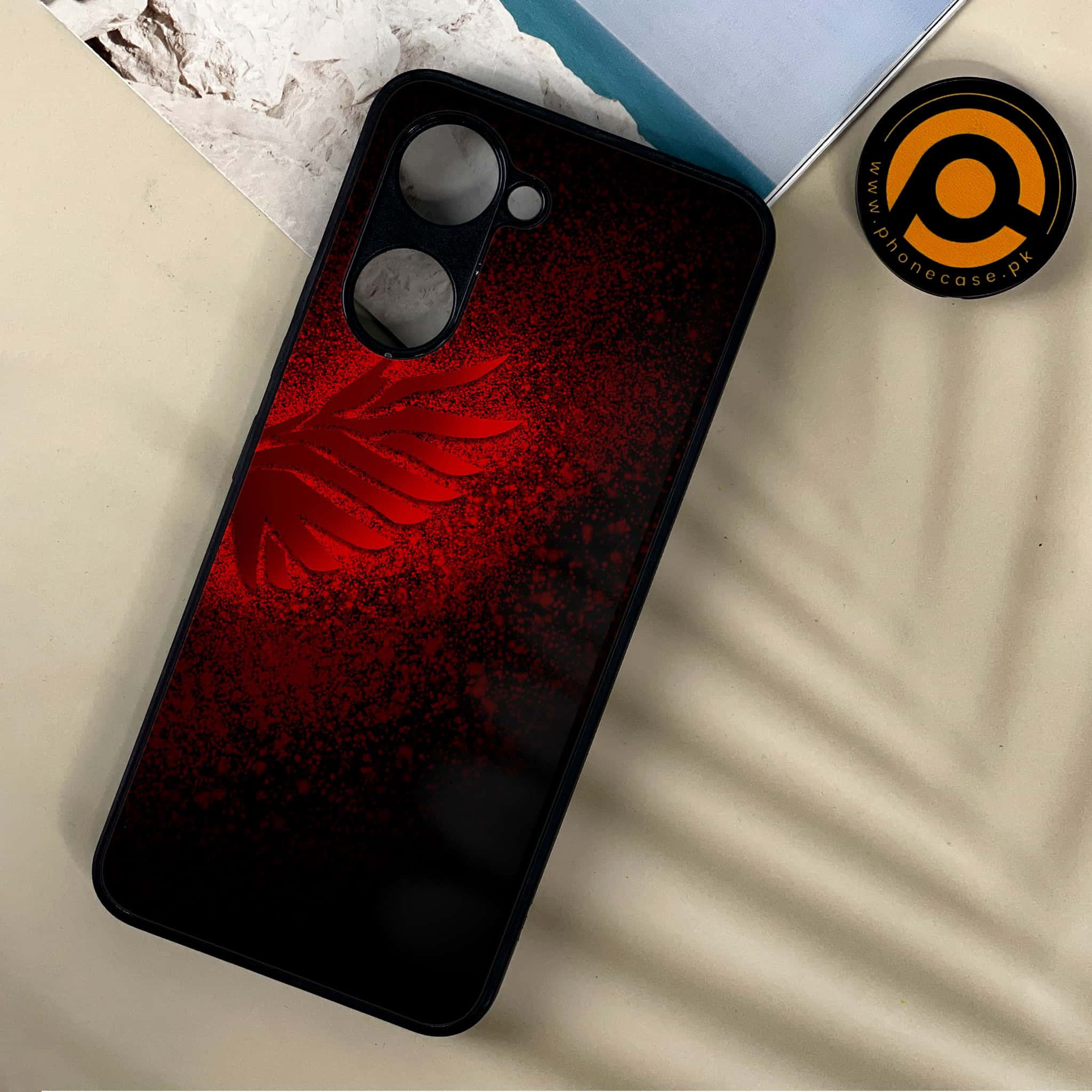 Vivo Y03 - Angel Wings 2.0 Series - Premium Printed Metal soft Bumper shock Proof Case