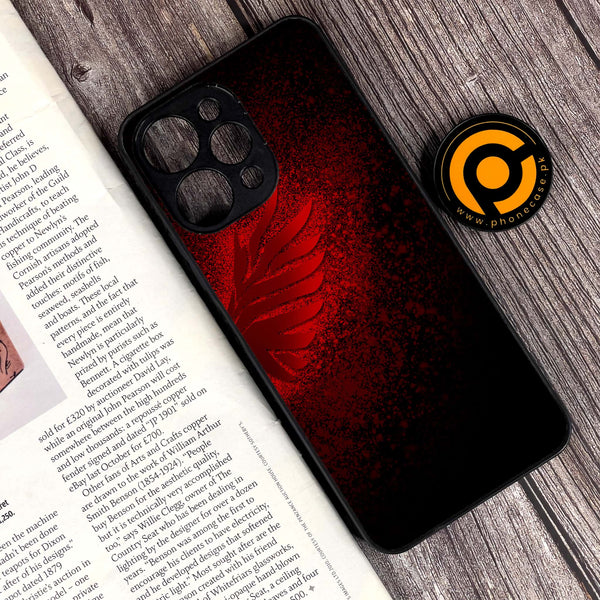Xiaomi Redmi 12 - Angel Wings 2.0 Design 2 - Premium Printed Glass soft Bumper shock Proof Case CS-10198