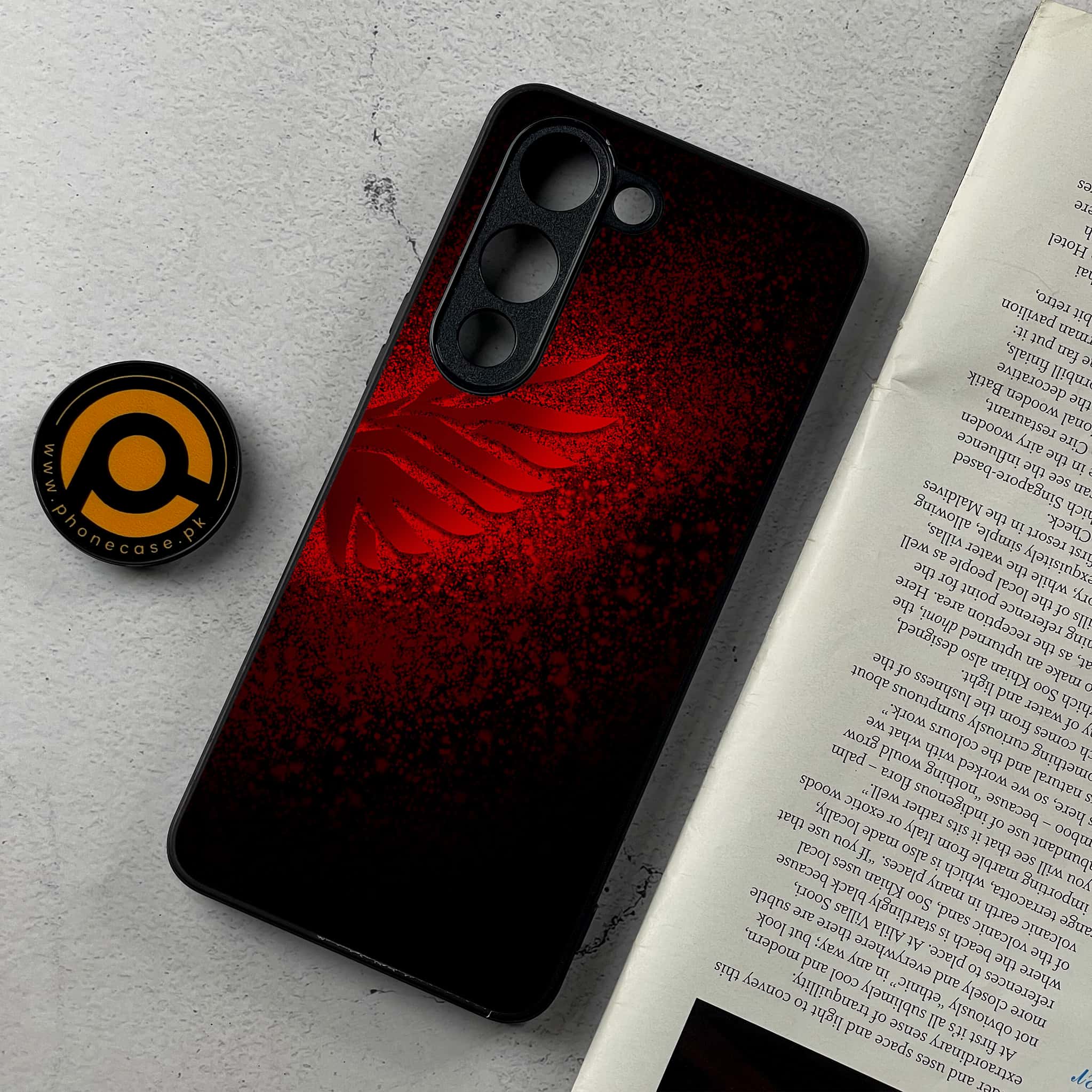 Vivo Y04 - Angel Wings 2.0 Series - Premium Metal Printed Soft Bumper Shockproof Case