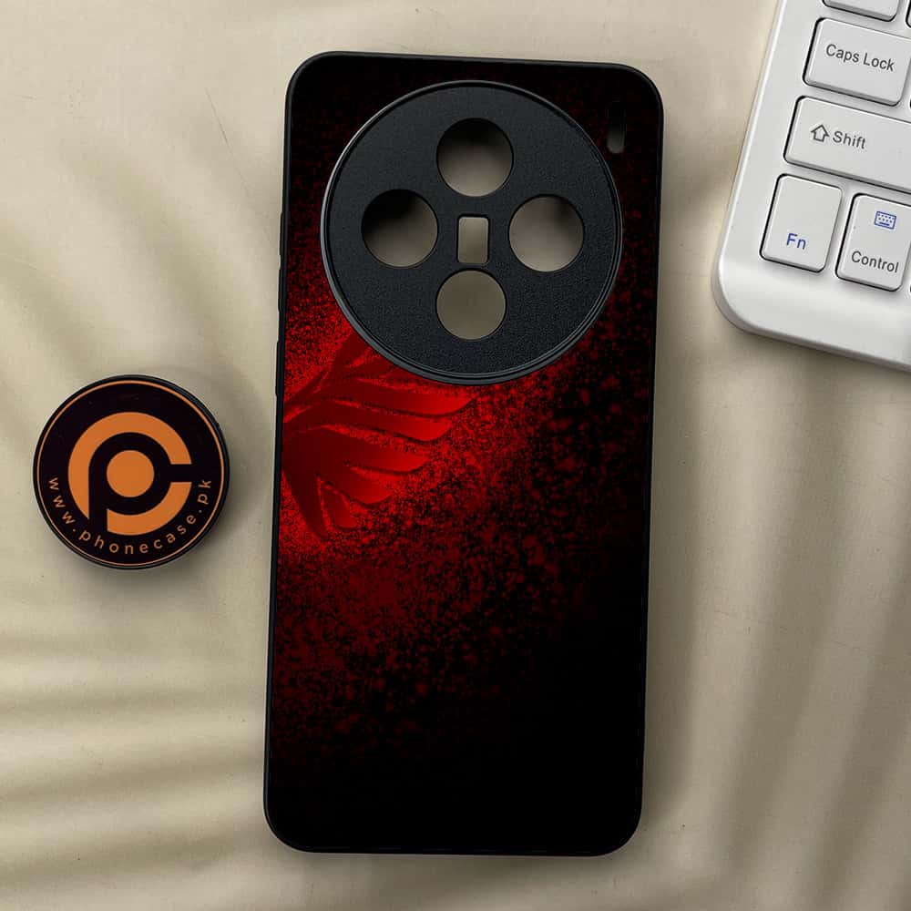 Vivo X200 - Angel Wings 2.0 Series - Premium Metal  Printed soft Bumper shock Proof Case
