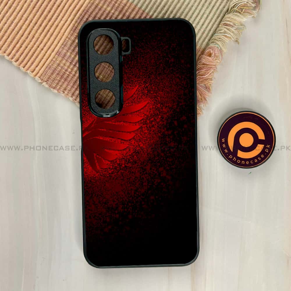 Infinix Hot 60i - Angel Wings 2.0 Series - Premium Metal Printed soft Bumper shock Proof Case