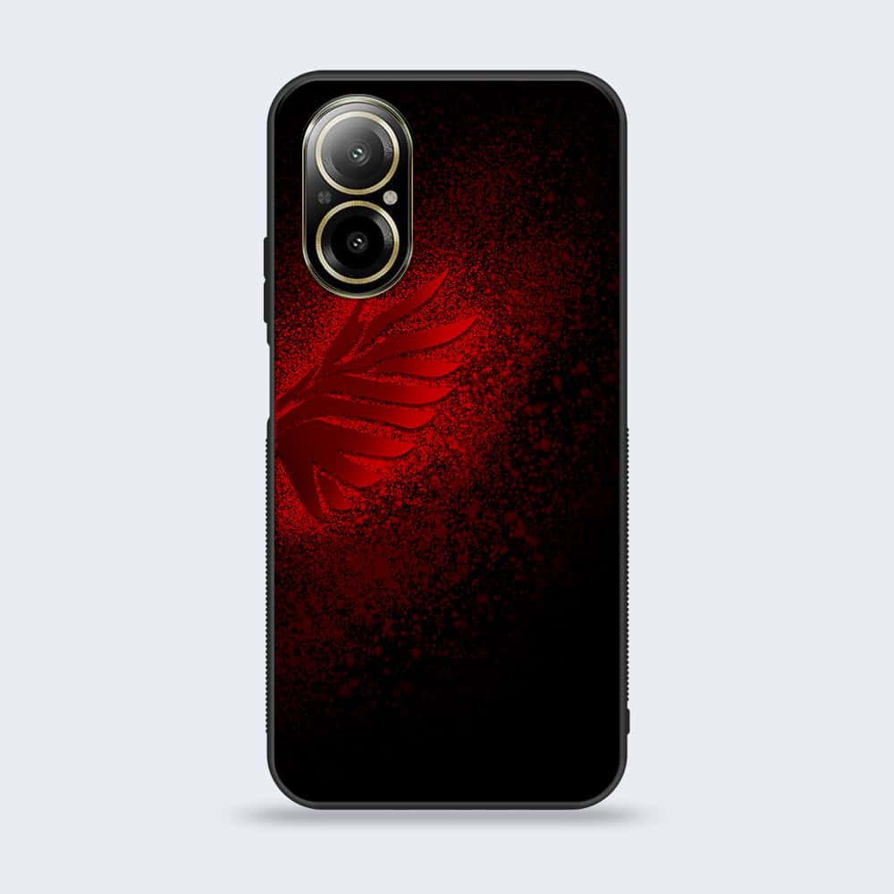 Realme C67 - Angel Wings 2.0 Series - Premium Printed Glass soft Bumper shock Proof Case