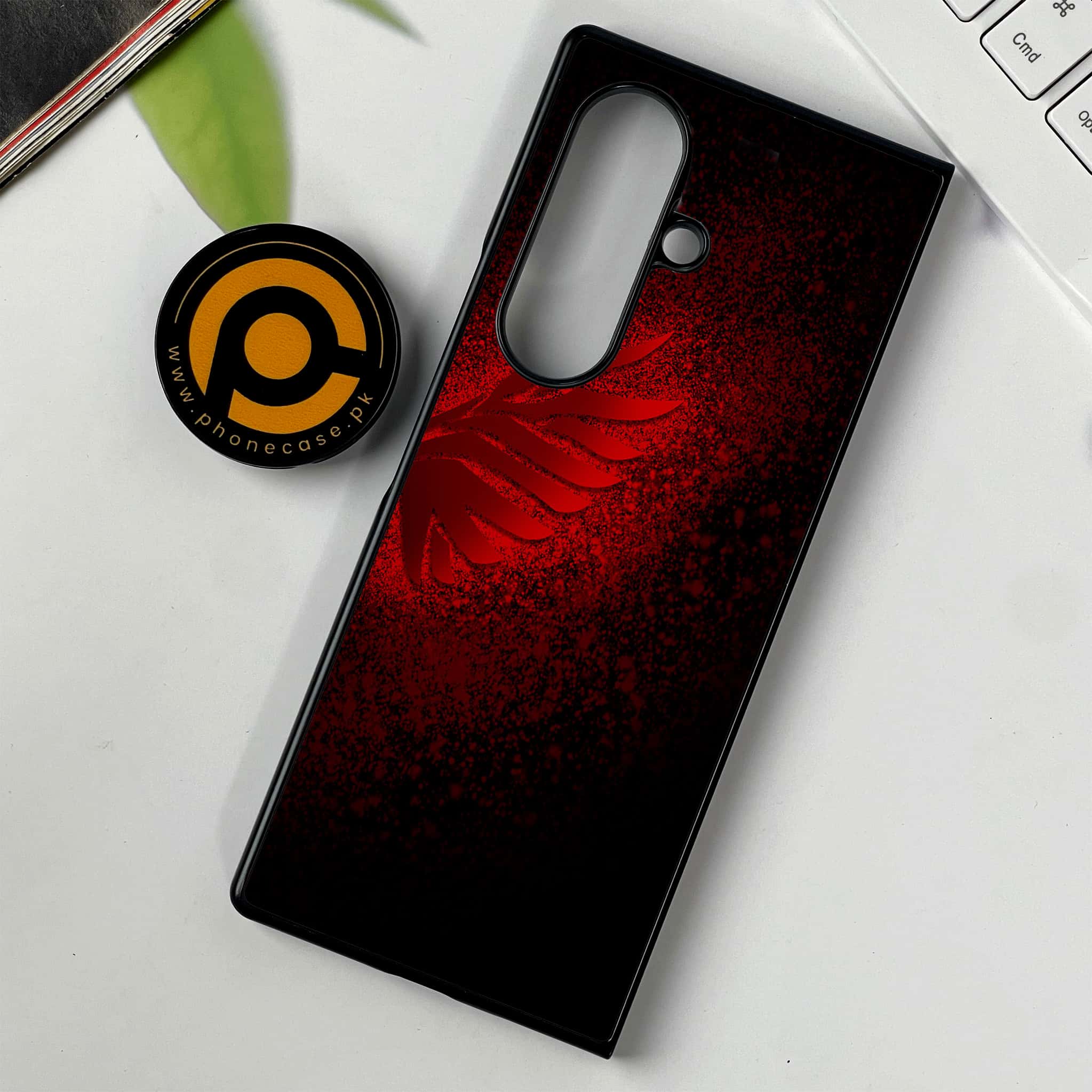 Samsung Galaxy Z Fold 7 - Angel Wings 2.0 Series - Premium Metal Printed soft Bumper shock Proof Case