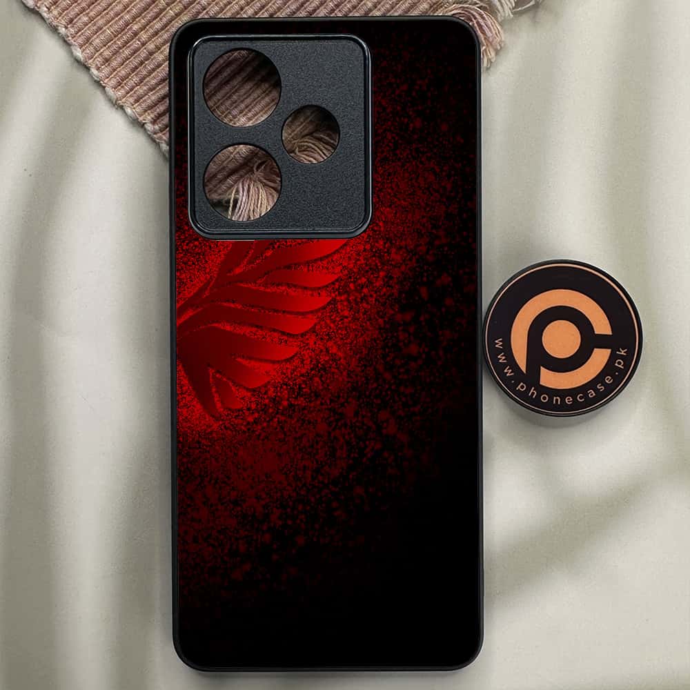 Realme GT 7 - Angel Wings 2.0 Series - Premium Metal Printed soft Bumper shock Proof Case