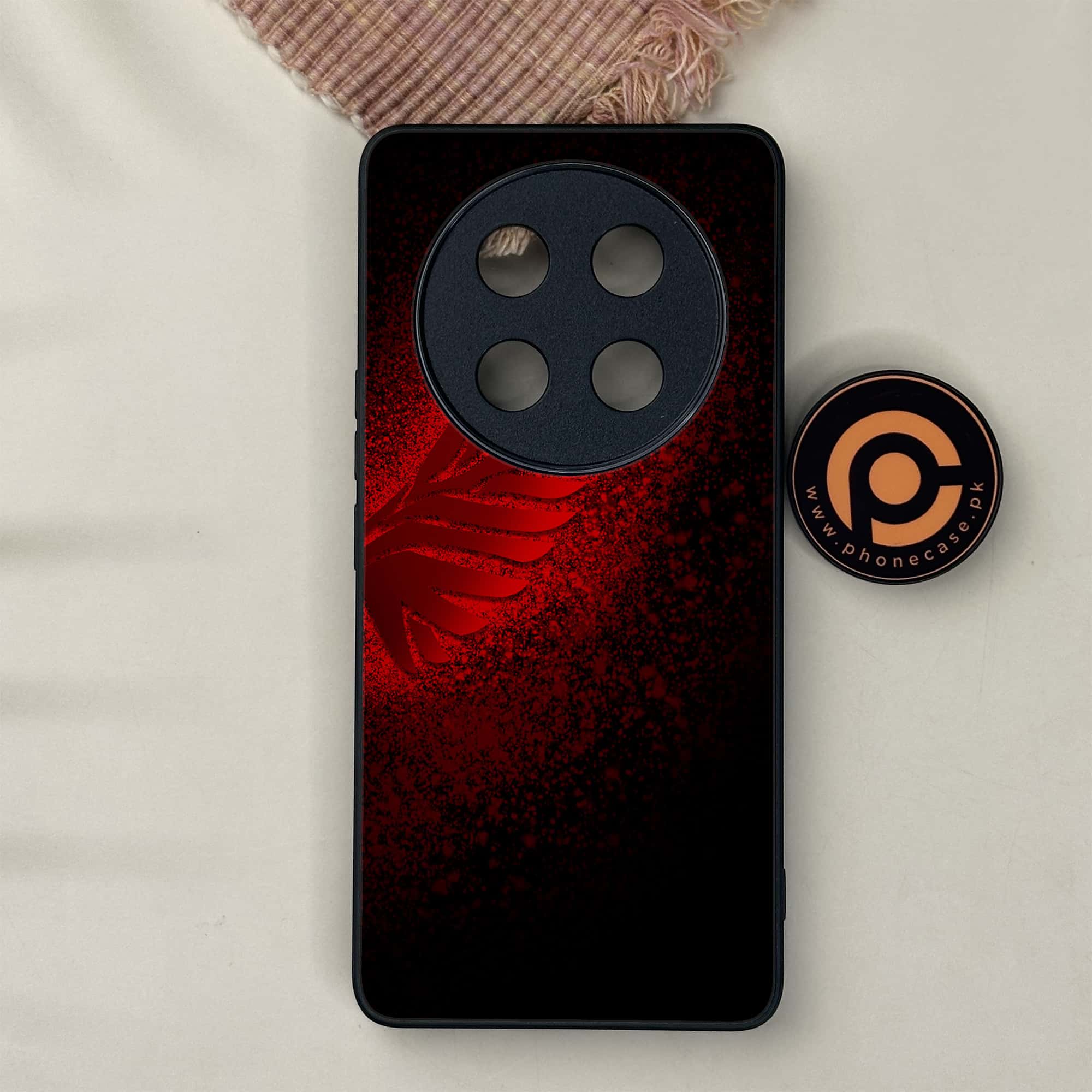Honor X9c 5G - Angel Wings 2.0 Series - Premium Metal Printed soft Bumper shock Proof Case