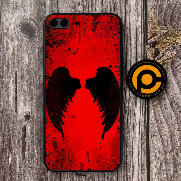 iPhone 7 Plus/8 plus - Angel Wings 2.0 Design 3 - Premium Metal  Printed soft Bumper shock Proof Case  CS-27628 CS-28663