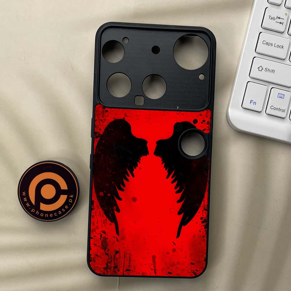 Nothing Phone 3 - Angel Wings 2.0 Series - Premium Metal  Printed soft Bumper shock Proof Case