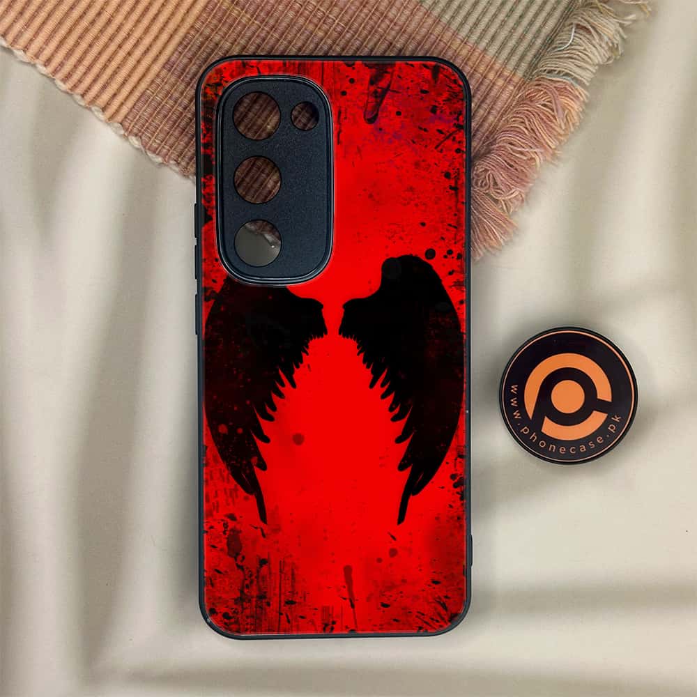 Tecno Spark 40 Pro Plus - Angel Wings 2.0 Series - Premium Metal Printed soft Bumper shock Proof Case