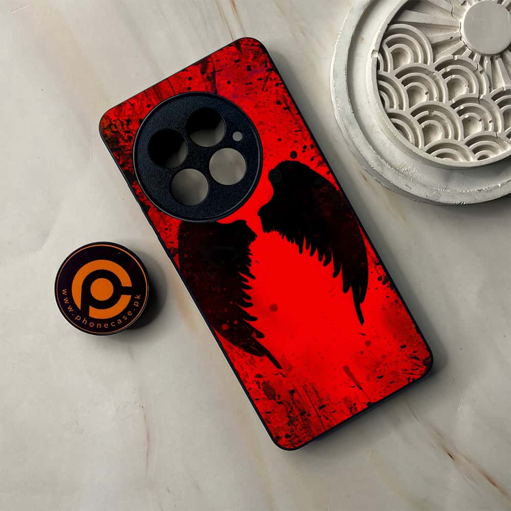 OnePlus 13 - Angel Wings 2.0 Series - Premium Metal Printed soft Bumper shock Proof Case