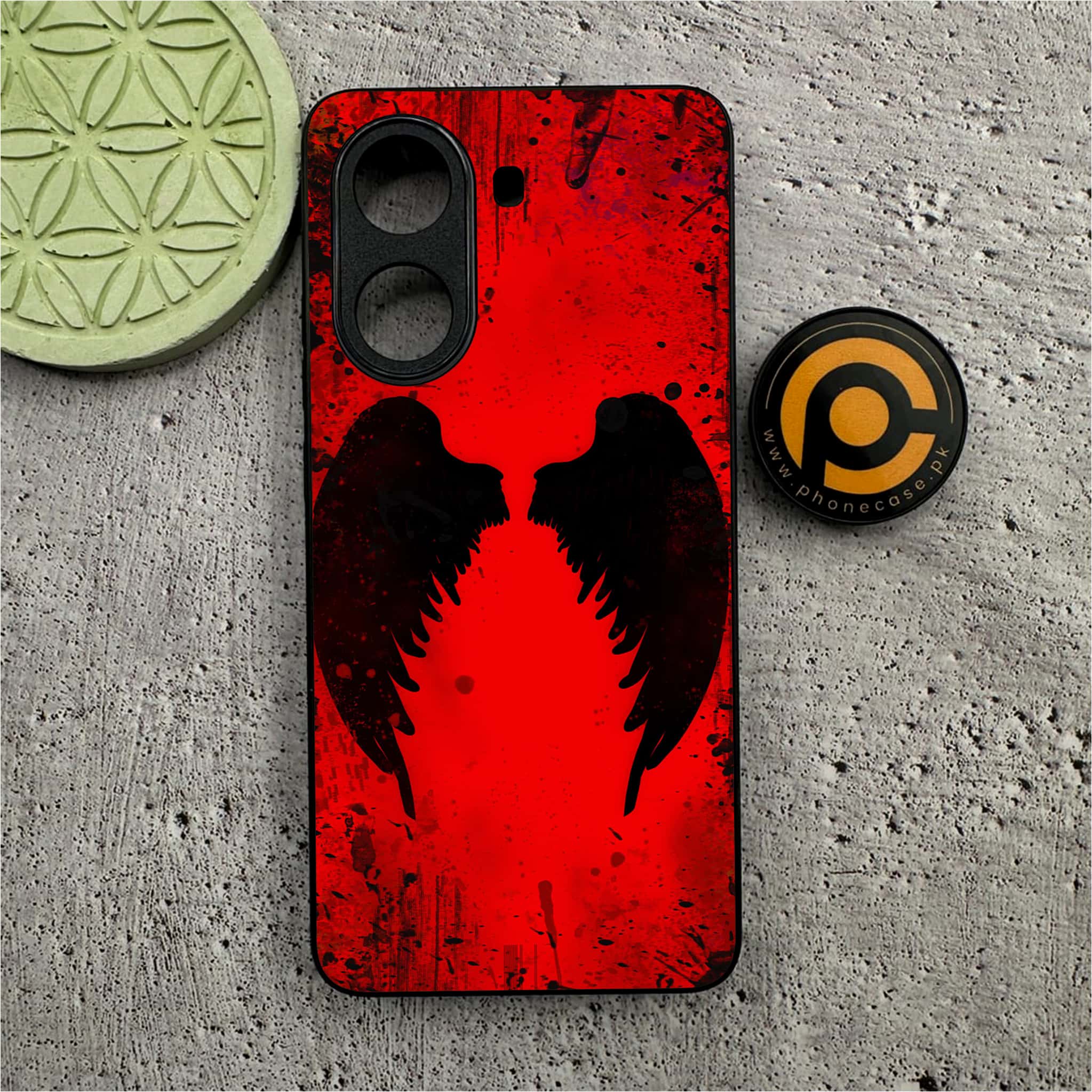 Xiaomi Redmi Turbo 4 - Angel Wings 2.0 Series - Premium Metal Printed soft Bumper shock Proof Case