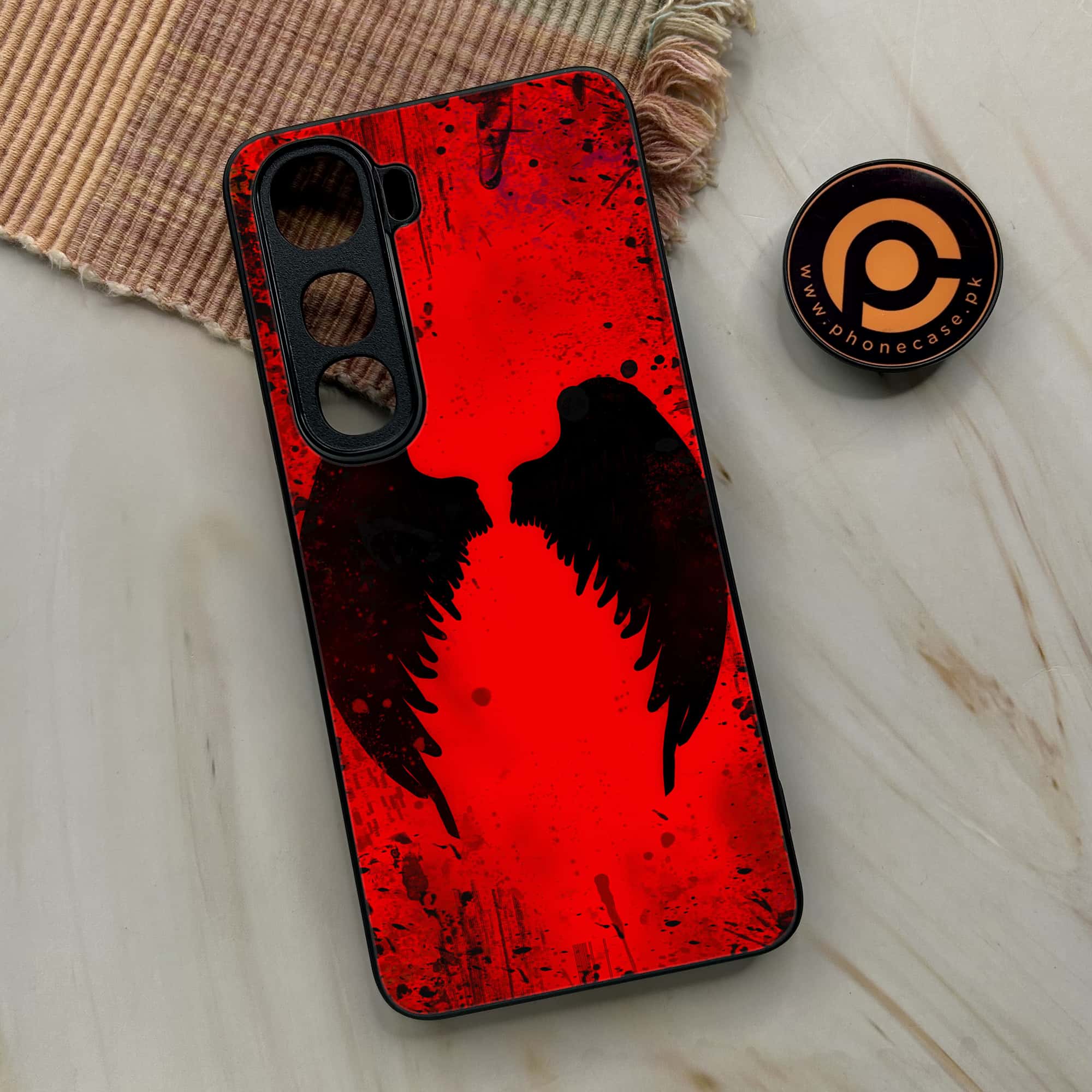 Vivo Y400 - Angel Wings 2.0 Series - Premium Metal Printed soft Bumper shock Proof Case
