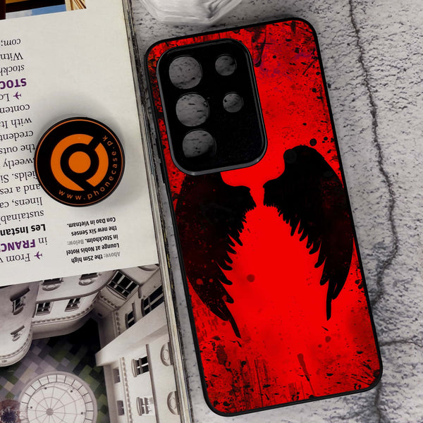 Vivo Y29 4G - Angel Wings 2.0 Design 3 - Premium Metal Printed soft Bumper Shock Proof Case CS-41039