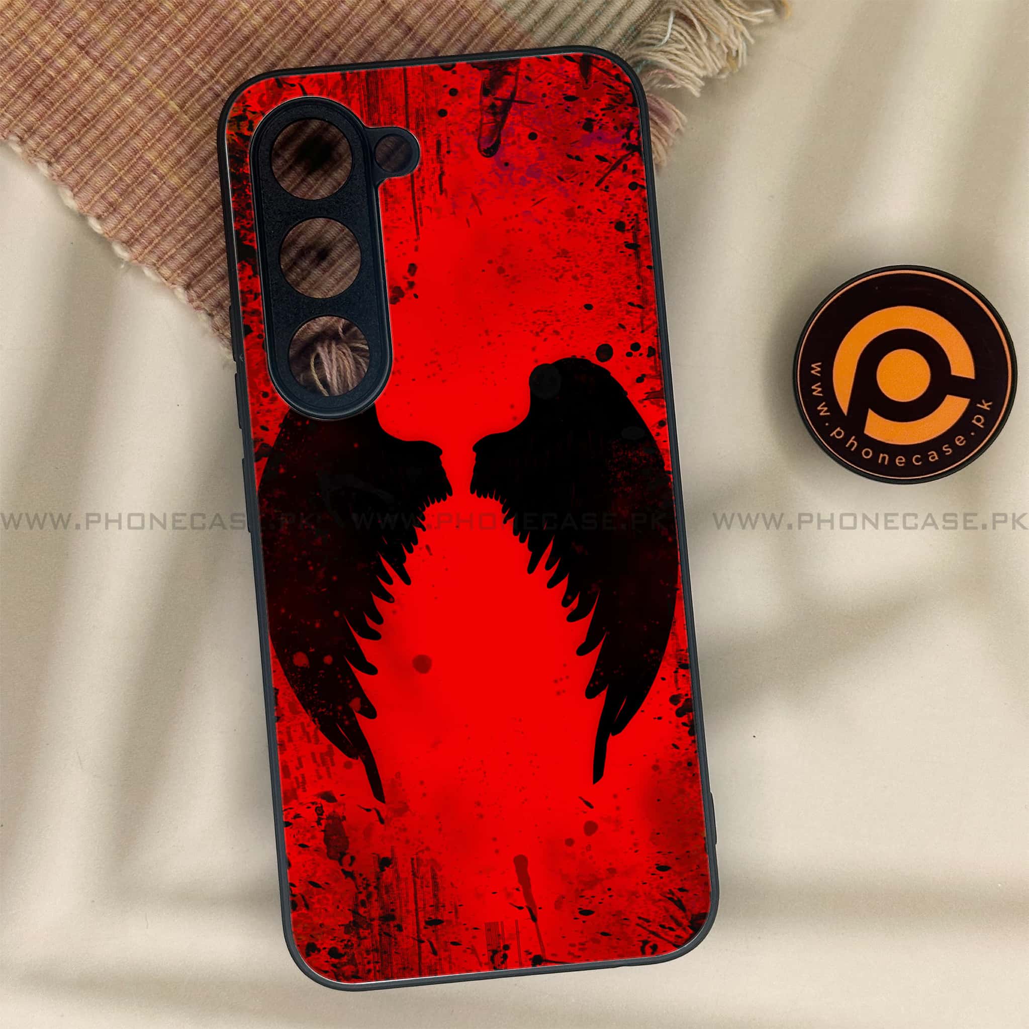Tecno Spark 40 Pro - Angel Wings 2.0 Series - Premium Metal Printed soft Bumper shock Proof Case