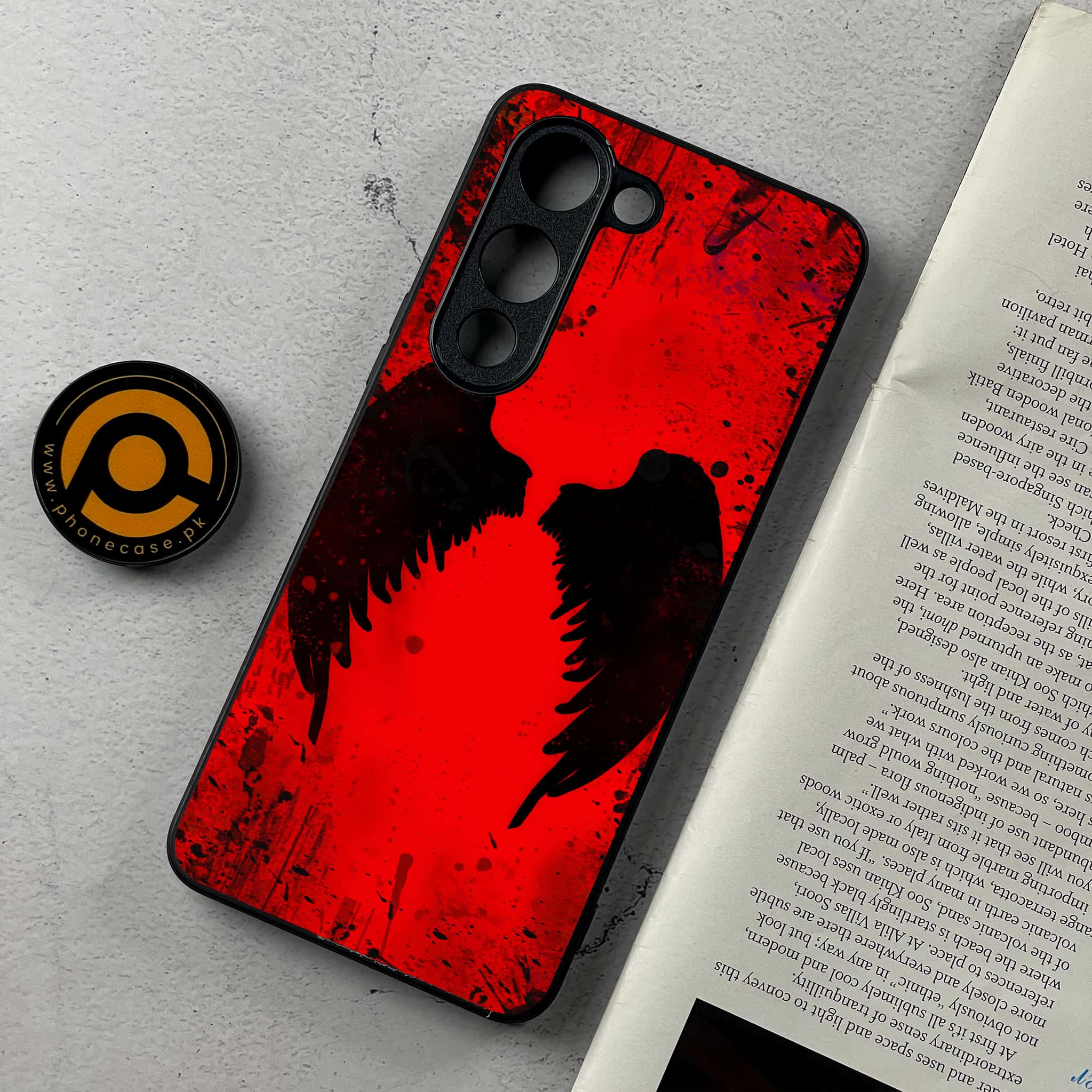Vivo Y04 - Angel Wings 2.0 Series - Premium Metal Printed Soft Bumper Shockproof Case