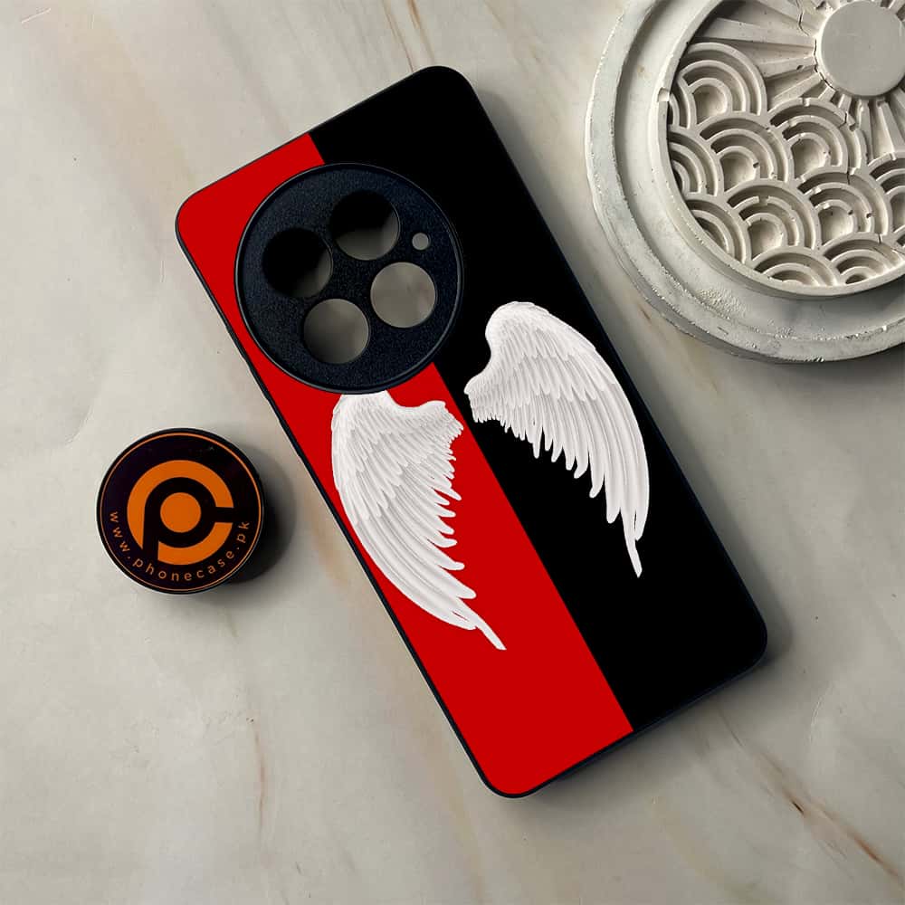 OnePlus 13 - Angel Wings 2.0 Series - Premium Metal Printed soft Bumper shock Proof Case