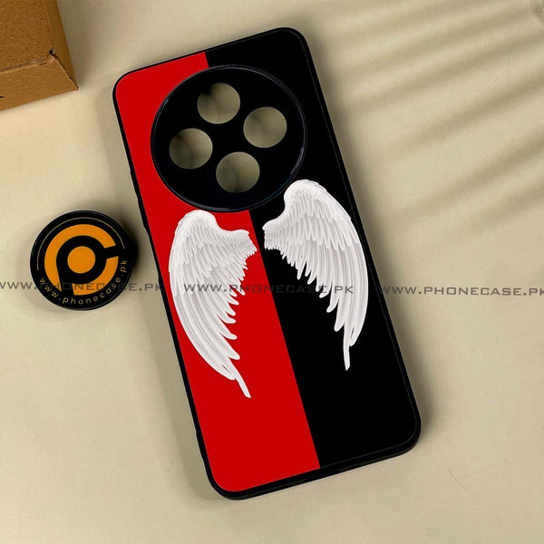 Xiaomi Redmi 14c - Angel Wings 2.0 Design 4  - Premium Printed Glass soft Bumper shock Proof Case CS-38657