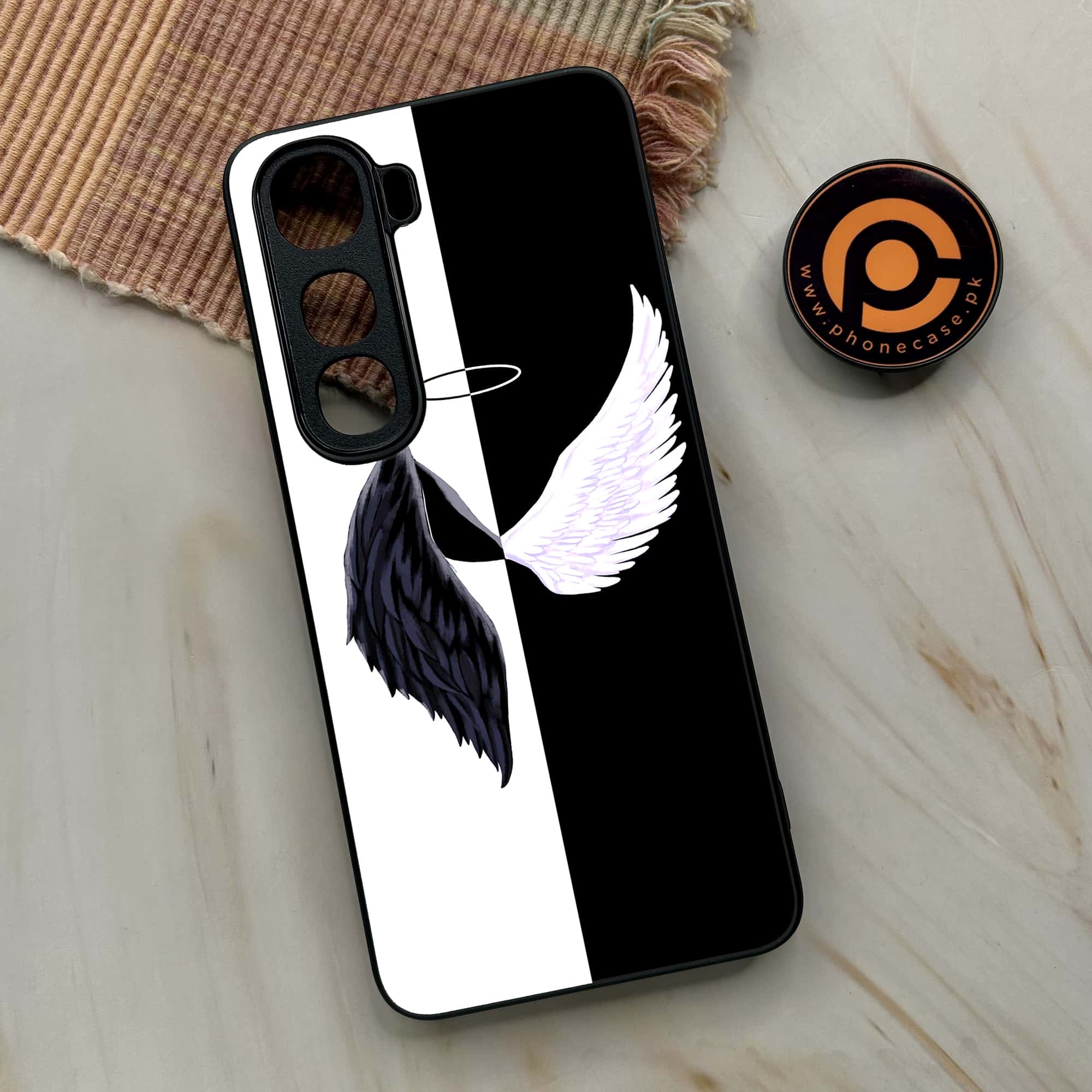 Vivo Y400 - Angel Wings 2.0 Series - Premium Metal Printed soft Bumper shock Proof Case