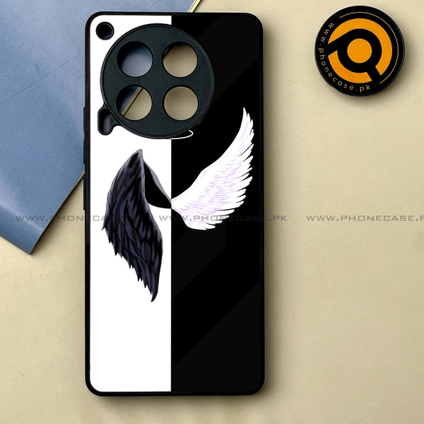 Tecno Camon 30 - Angel Wings 2.0 Design 5 -  Premium Printed Metal soft Bumper shock Proof Case CS-42811