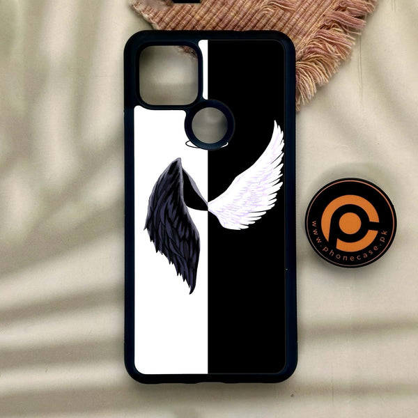 Google Pixel 4a 5G - Angel 2.0 Design 5 - Premium Metal Printed Soft Bumper Shock Proof Case
