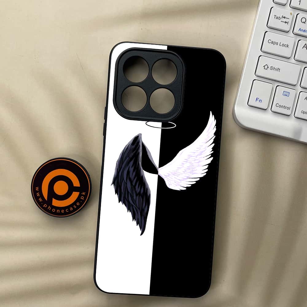 Honor X5b Plus - Angel Wings 2.0 Series - Premium Metal  Printed soft Bumper shock Proof Case