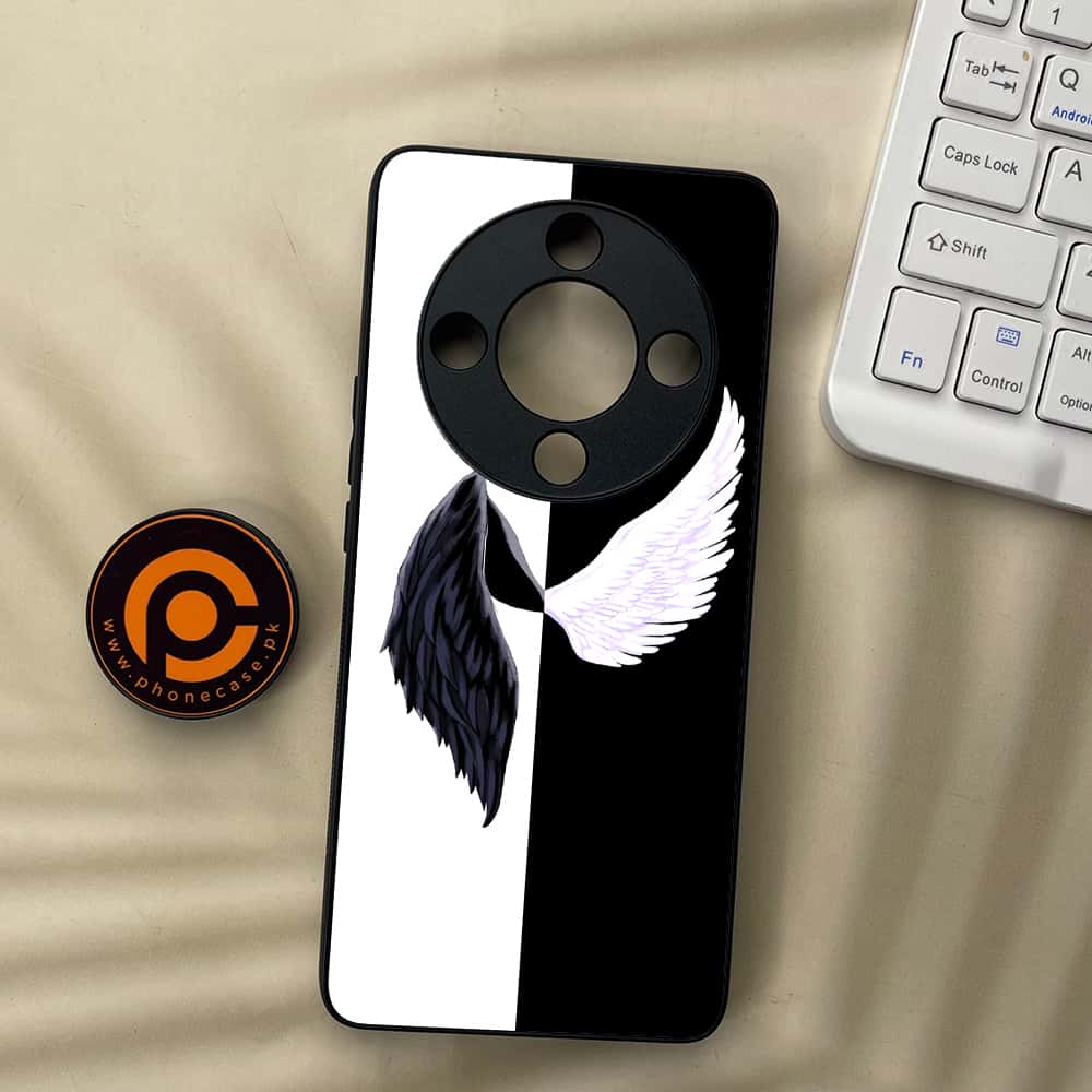 HONOR X9b 5G - Angel Wings 2.0 Series - Premium Metal  Printed soft Bumper shock Proof Case