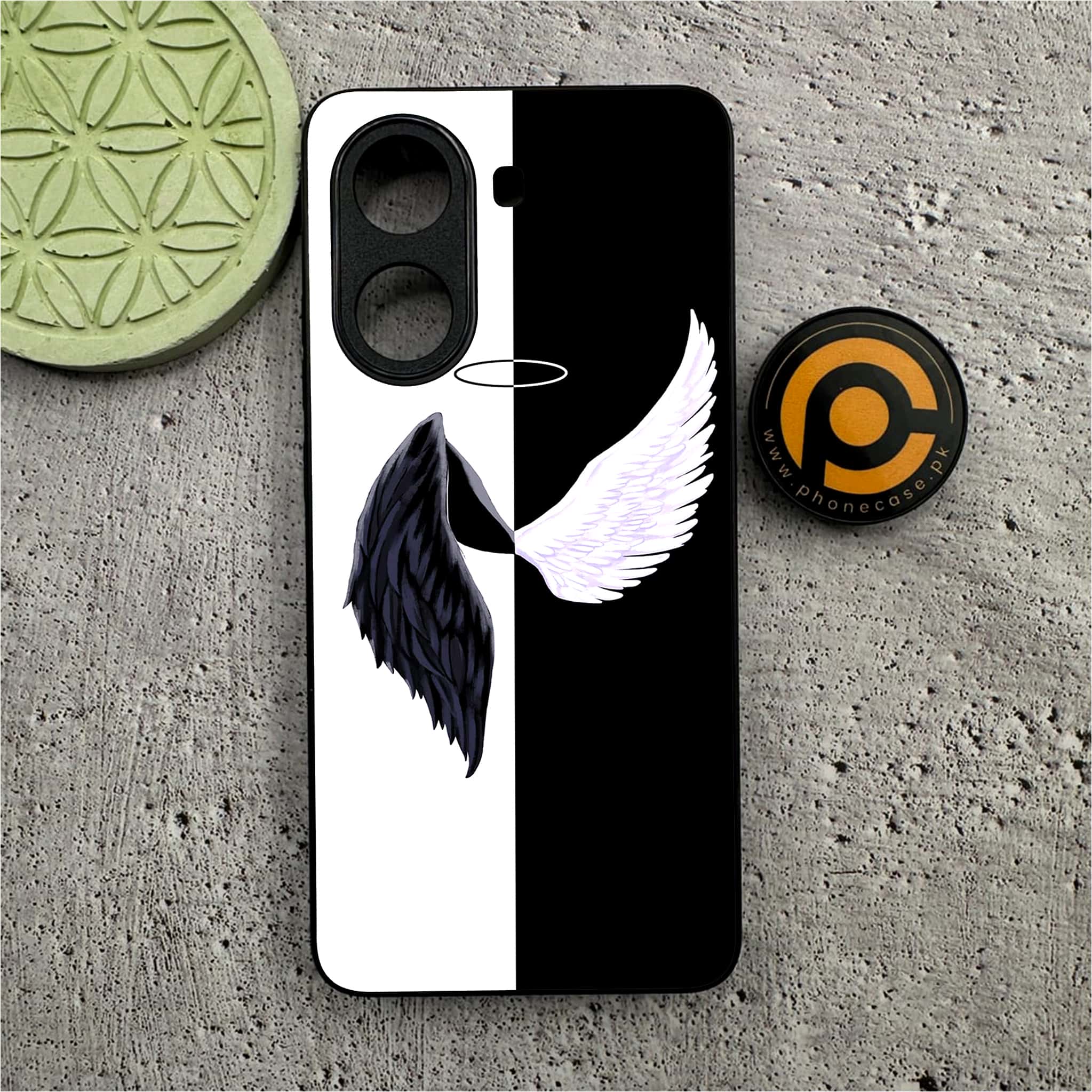 Xiaomi Redmi Turbo 4 - Angel Wings 2.0 Series - Premium Metal Printed soft Bumper shock Proof Case
