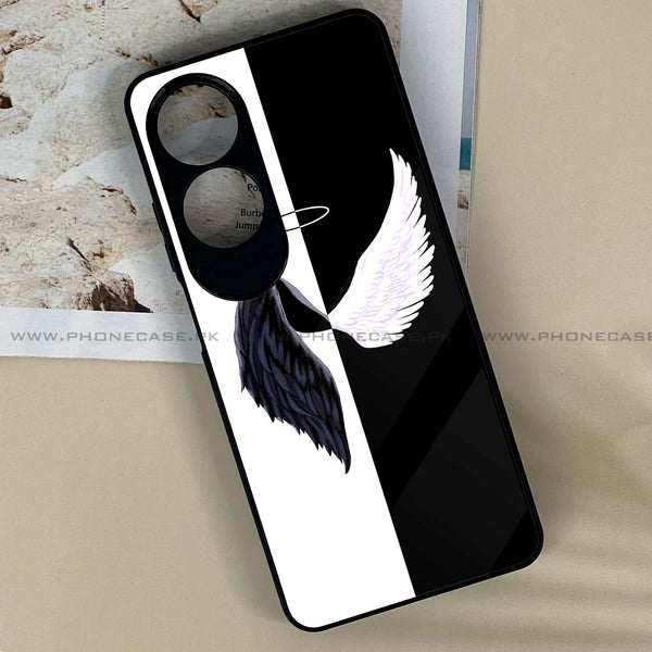 Oppo A60 - Angel Wings 2.0 Design 5 - Premium Printed Metal soft Bumper shock Proof Case CS-37087
