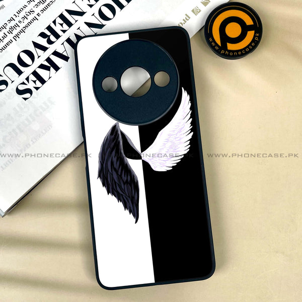 Redmi A3 4G / Redmi A3x - Angel Wings 2.0 Design 5 - Premium Printed Metal soft Bumper shock Proof Case  CS-33251