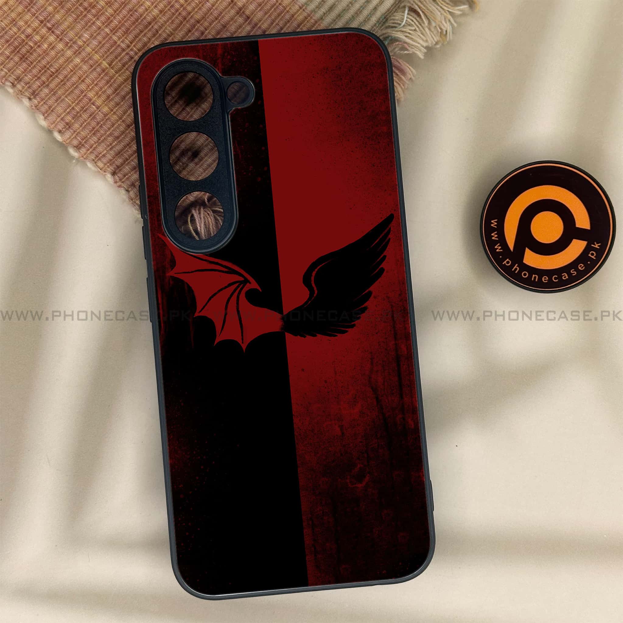 Tecno Spark 40 Pro - Angel Wings 2.0 Series - Premium Metal Printed soft Bumper shock Proof Case