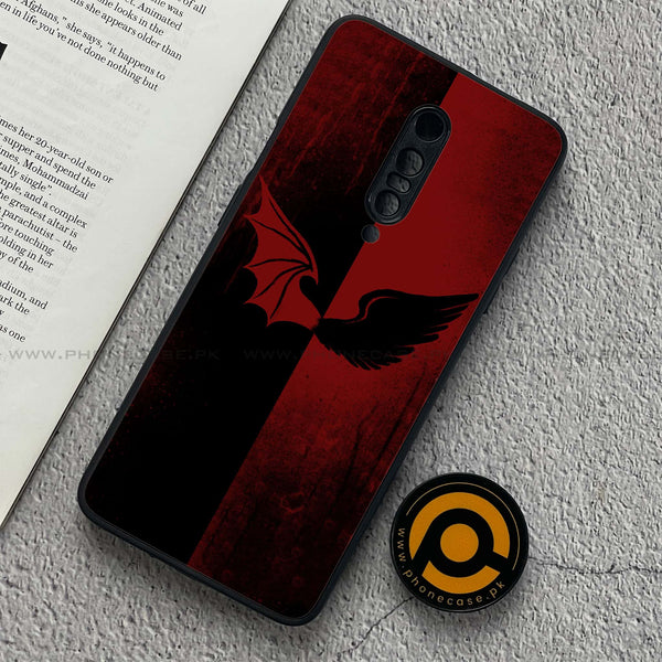 OnePlus 7 Pro - Angel wings 2.0 Design 6 - Premium Printed Glass soft Bumper shock Proof Case CS-22865