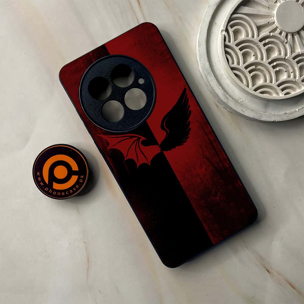OnePlus 13 - Angel Wings 2.0 Series - Premium Metal Printed soft Bumper shock Proof Case