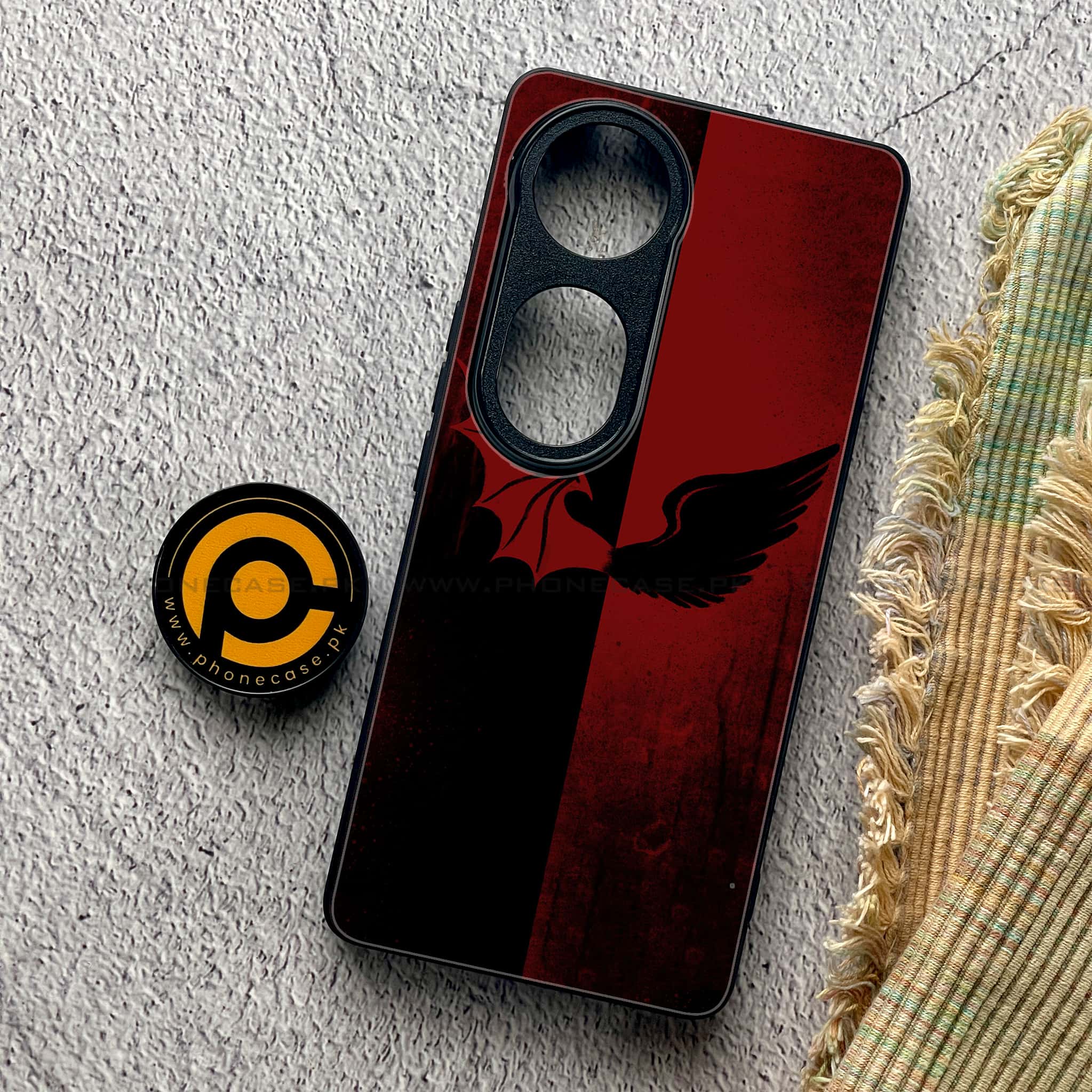 Vivo V40 Pro - Angel Wings 2.0 Series - Premium Metal Printed soft Bumper shock Proof Case