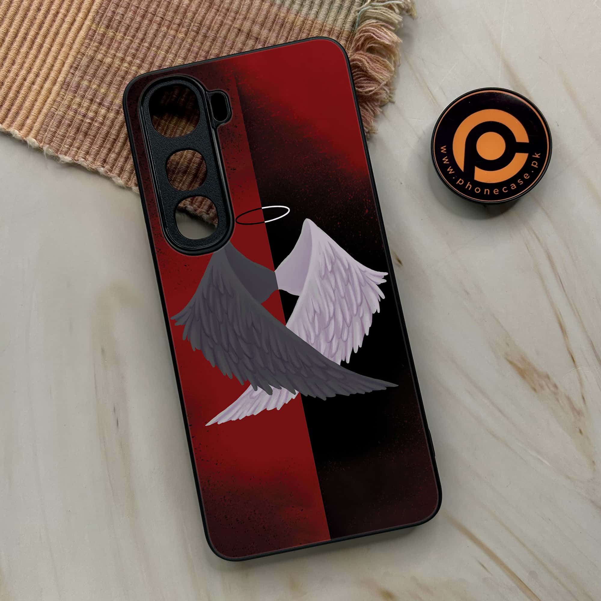 Vivo Y400 - Angel Wings 2.0 Series - Premium Metal Printed soft Bumper shock Proof Case