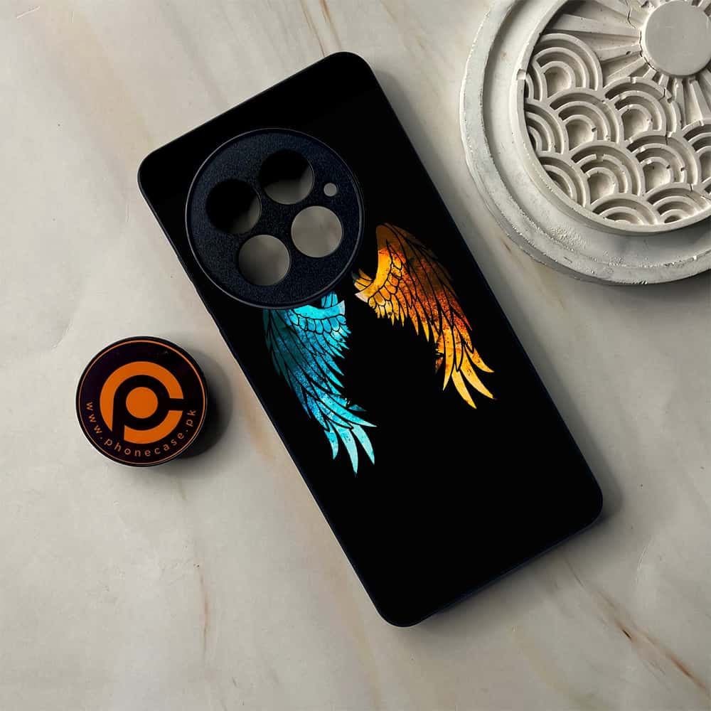 OnePlus 13 - Angel Wings 2.0 Series - Premium Metal Printed soft Bumper shock Proof Case