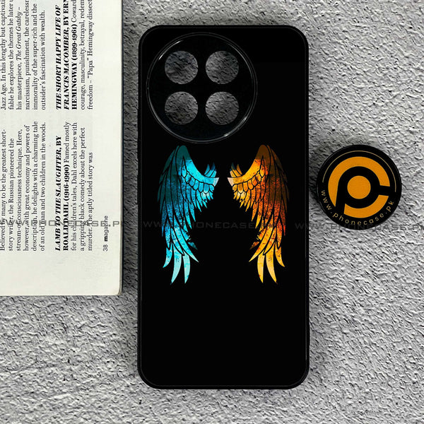 OnePlus 13R - Angel Wings 2.0  Design 8  - Premium Printed Glass soft Bumper shock Proof Case  CS-38969