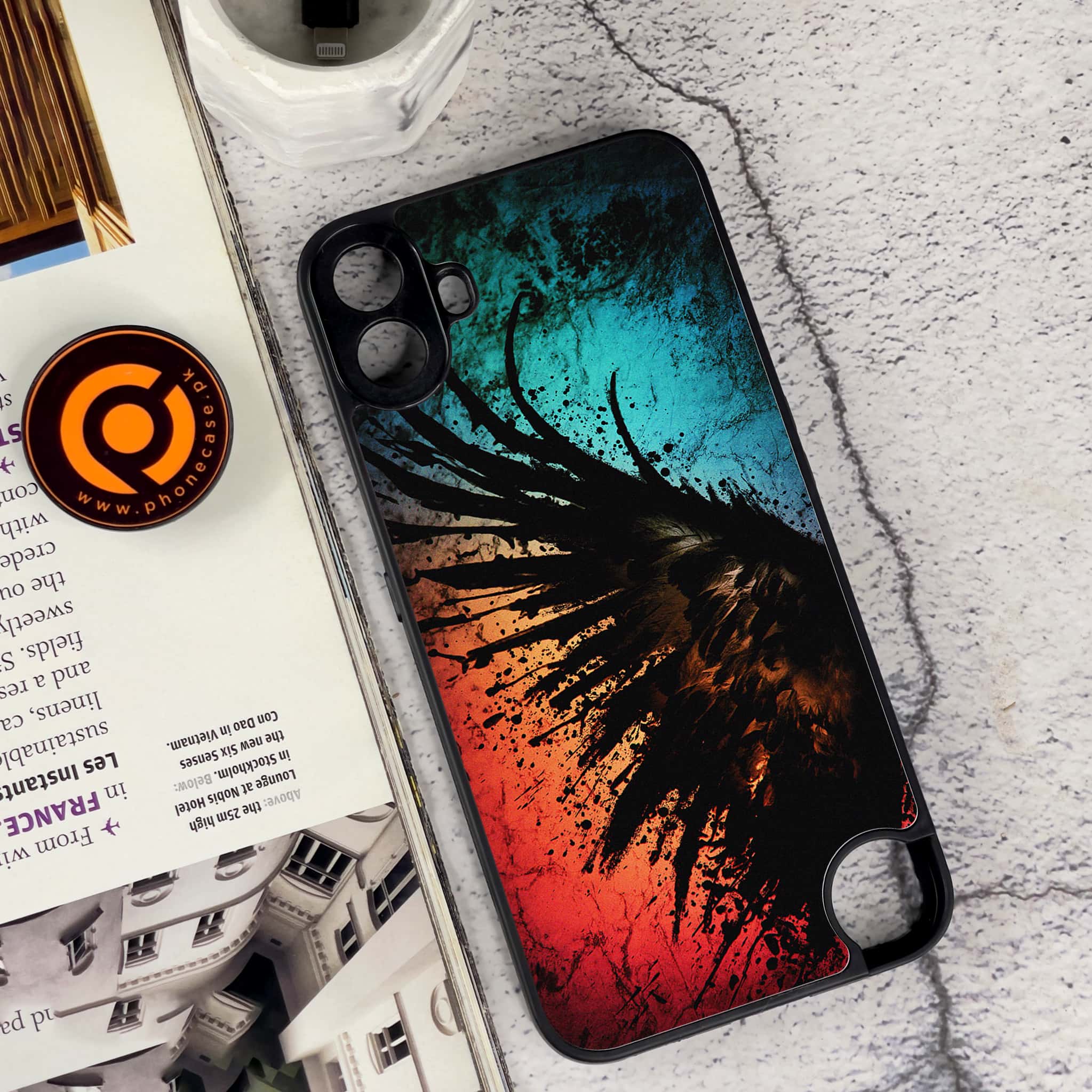 Nothing CMF Phone 1 - Angel Wings 2.0 Series - Premium Metal Printed soft Bumper Shock Proof Case
