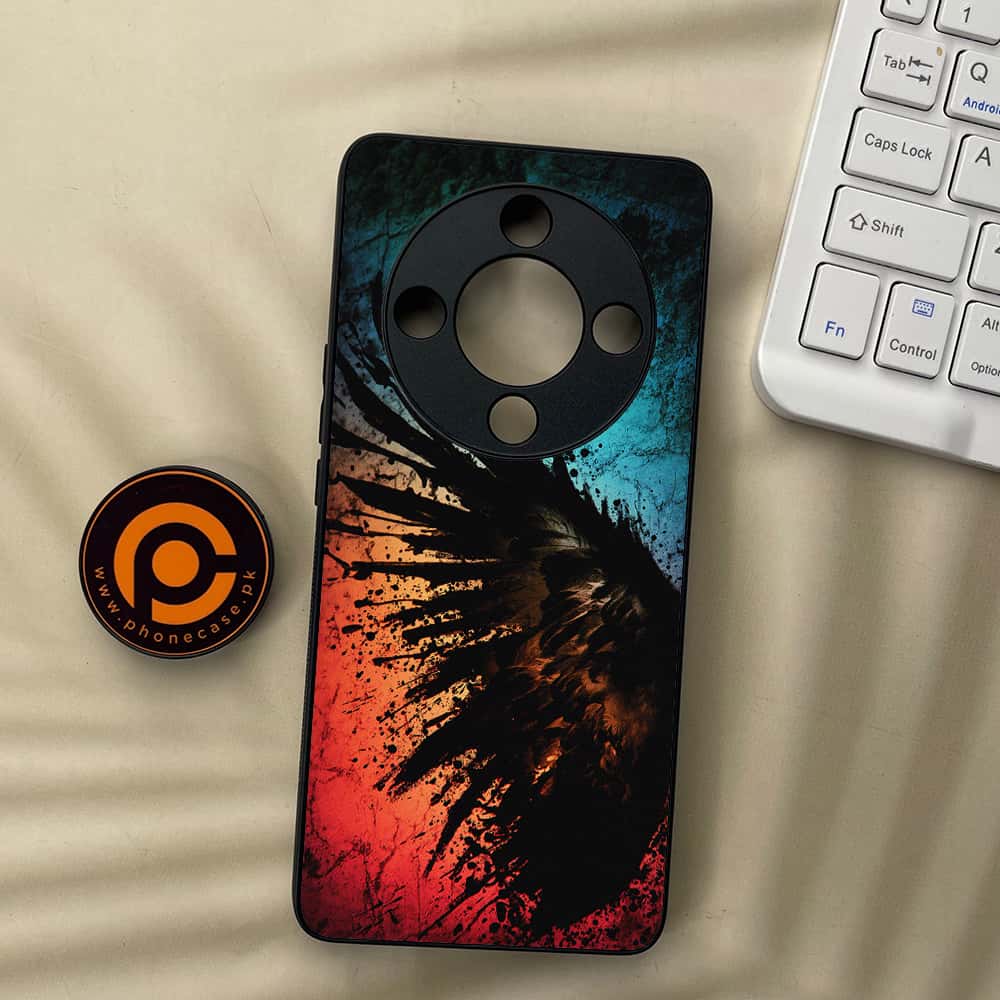 HONOR X9b 5G - Angel Wings 2.0 Series - Premium Metal  Printed soft Bumper shock Proof Case