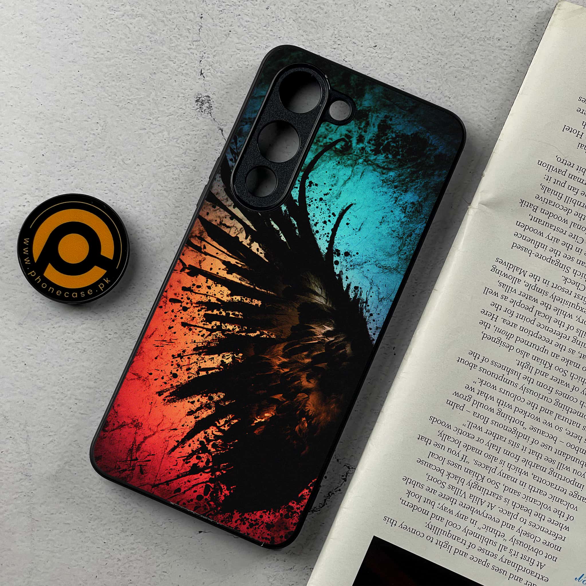 Vivo Y04 - Angel Wings 2.0 Series - Premium Metal Printed Soft Bumper Shockproof Case