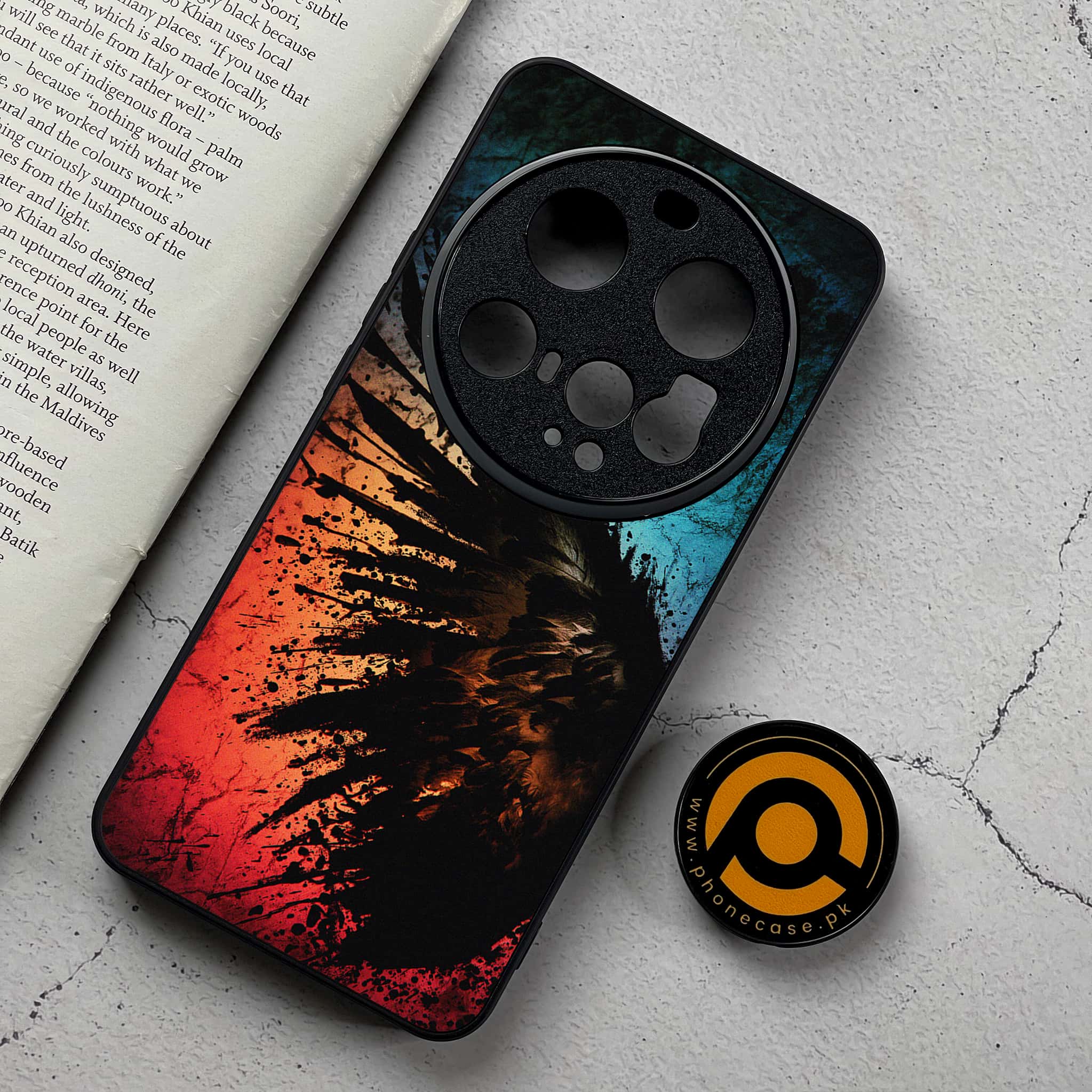 Xiaomi 15 Ultra - Angel Wings 2.0 Series - Premium Metal Printed Soft Bumper Shockproof Case