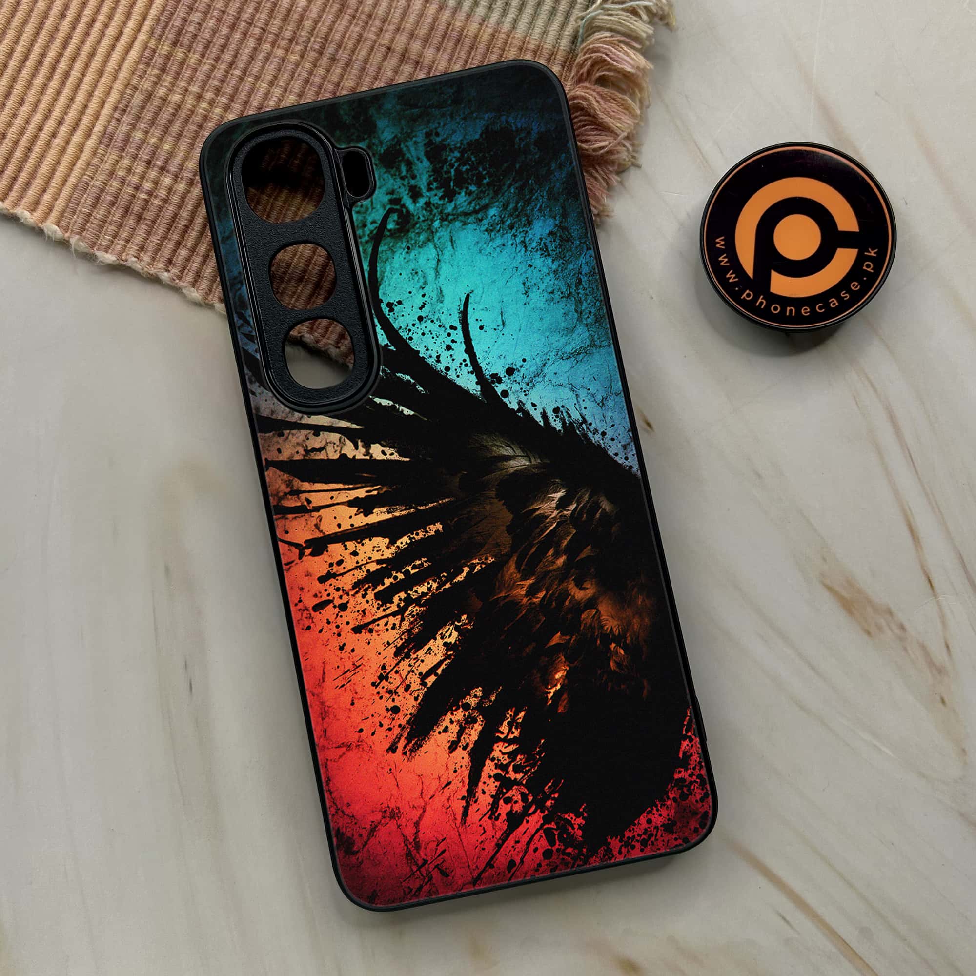Vivo Y400 - Angel Wings 2.0 Series - Premium Metal Printed soft Bumper shock Proof Case
