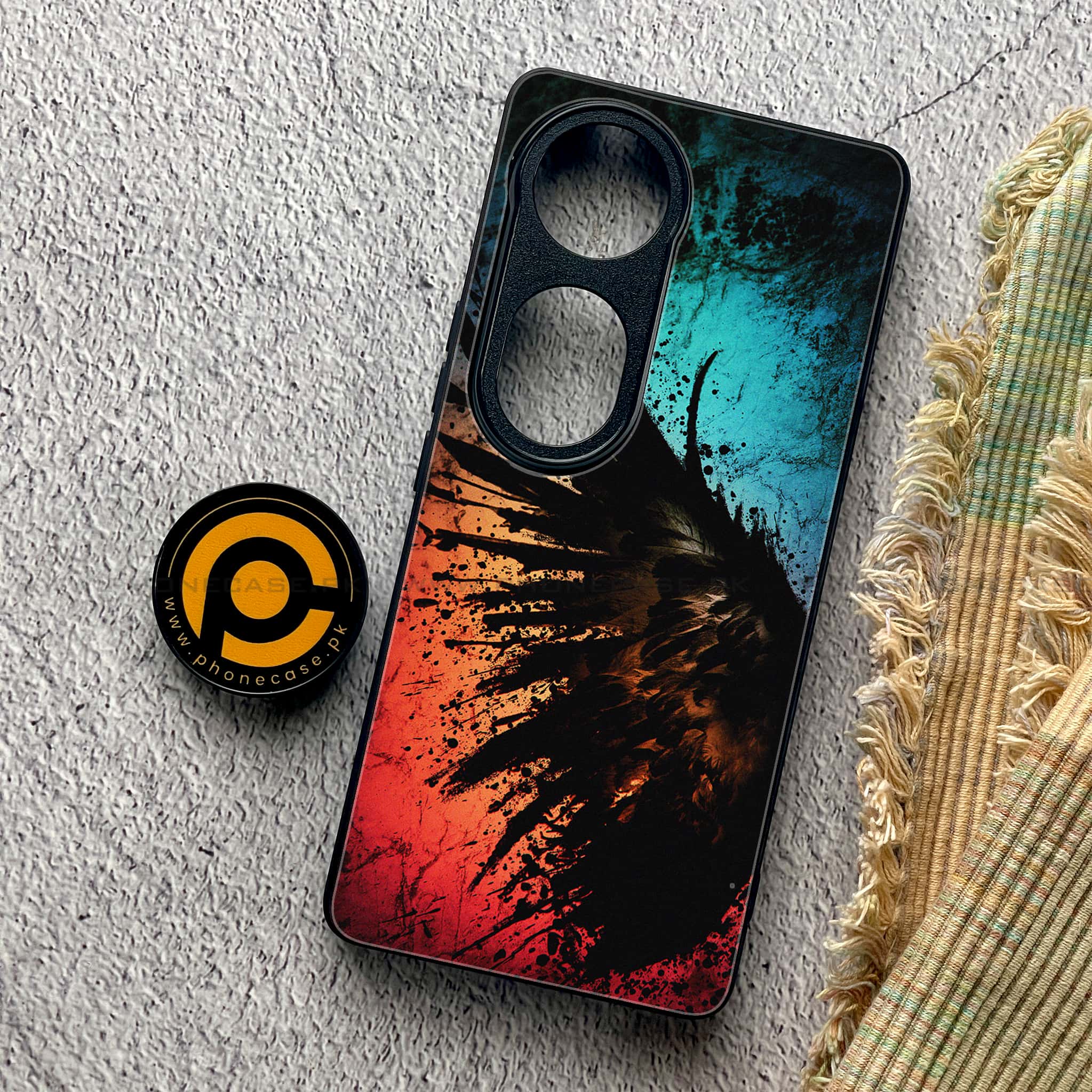 Vivo V40 Pro - Angel Wings 2.0 Series - Premium Metal Printed soft Bumper shock Proof Case