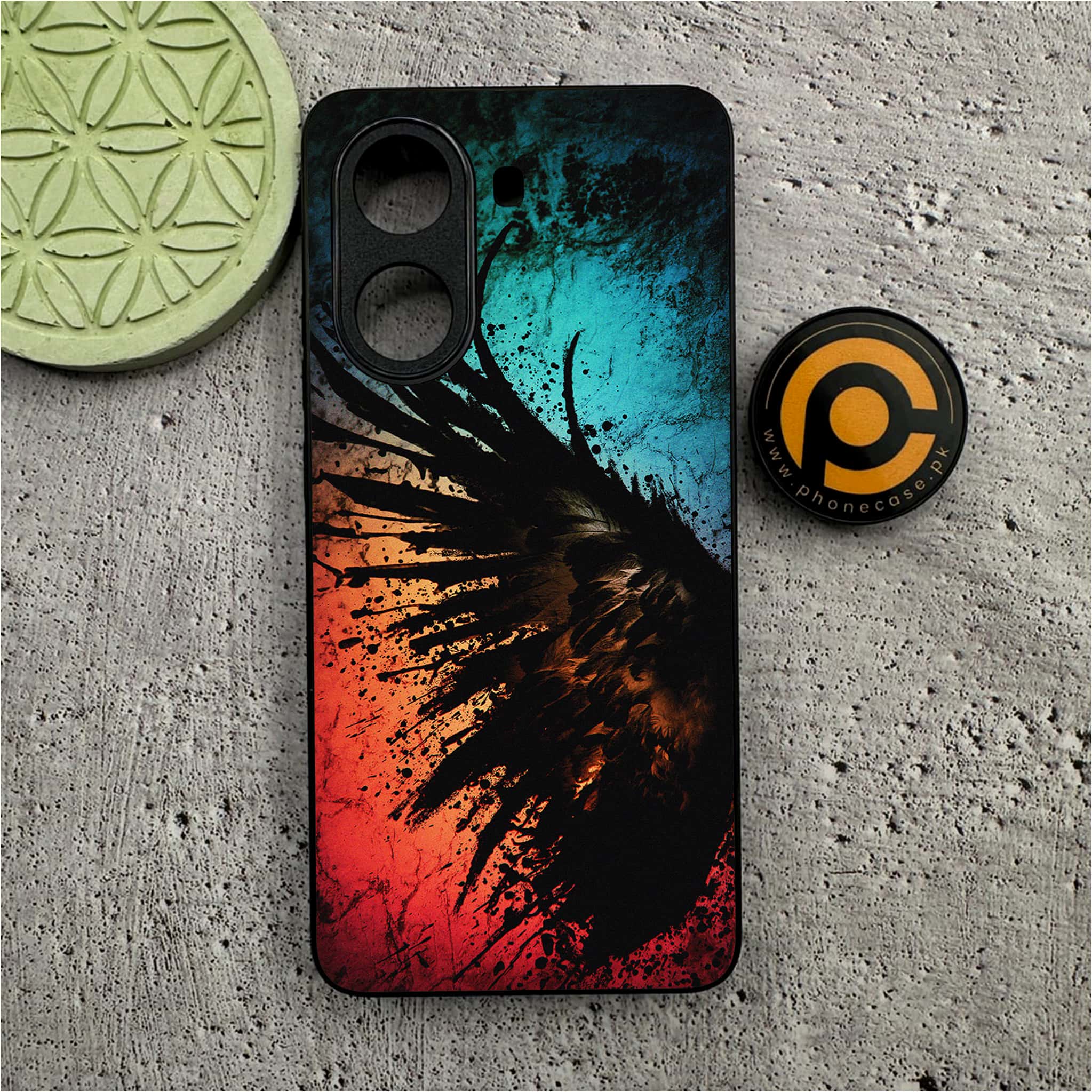 Xiaomi Redmi Turbo 4 - Angel Wings 2.0 Series - Premium Metal Printed soft Bumper shock Proof Case