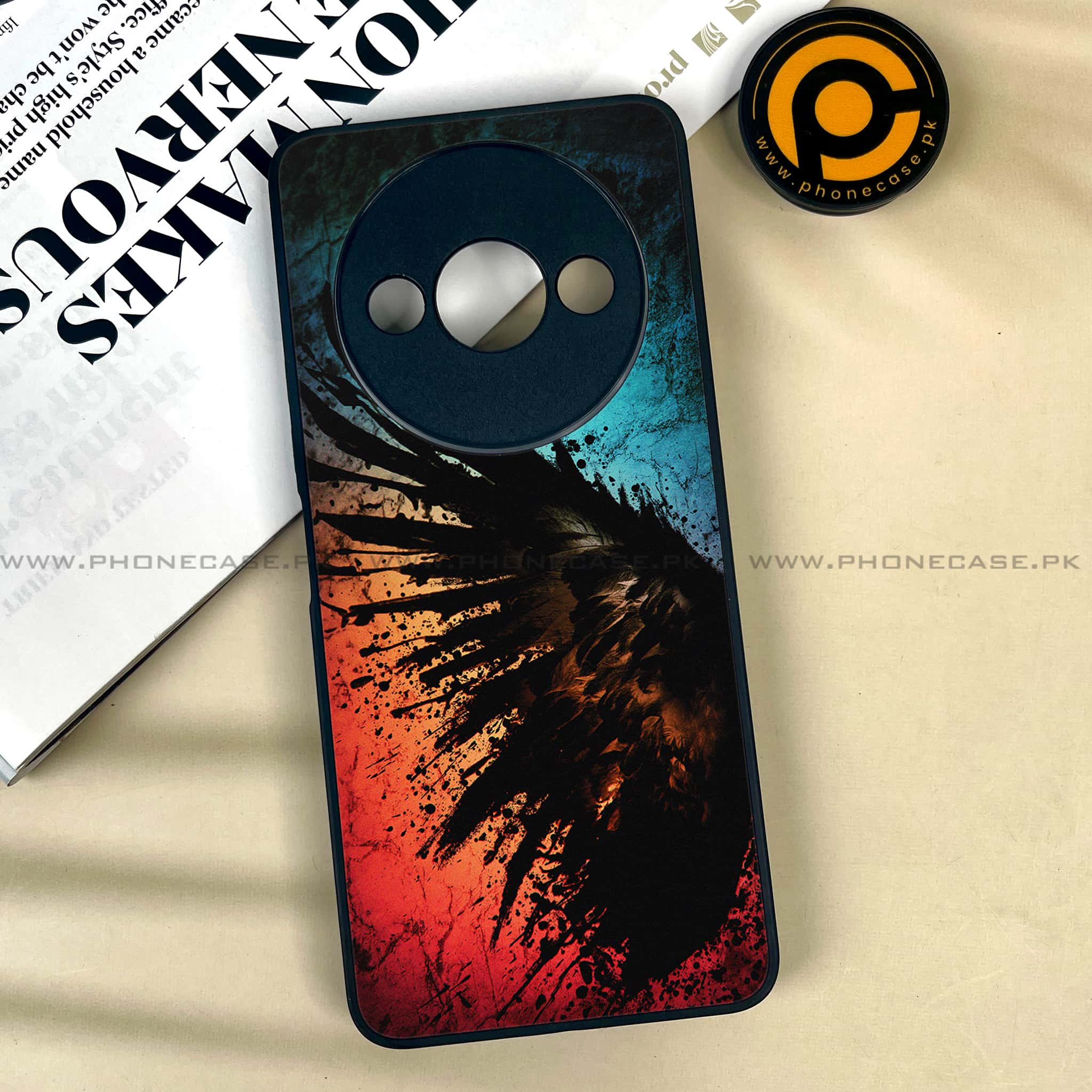 Xiaomi Redmi A3x - Angel Wings 2.0 Series - Premium Printed Metal soft Bumper shock Proof Case