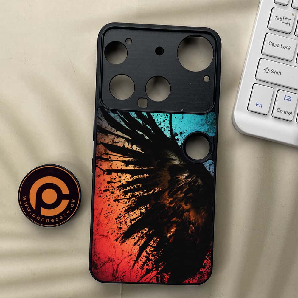 Nothing Phone 3 - Angel Wings 2.0 Series - Premium Metal  Printed soft Bumper shock Proof Case