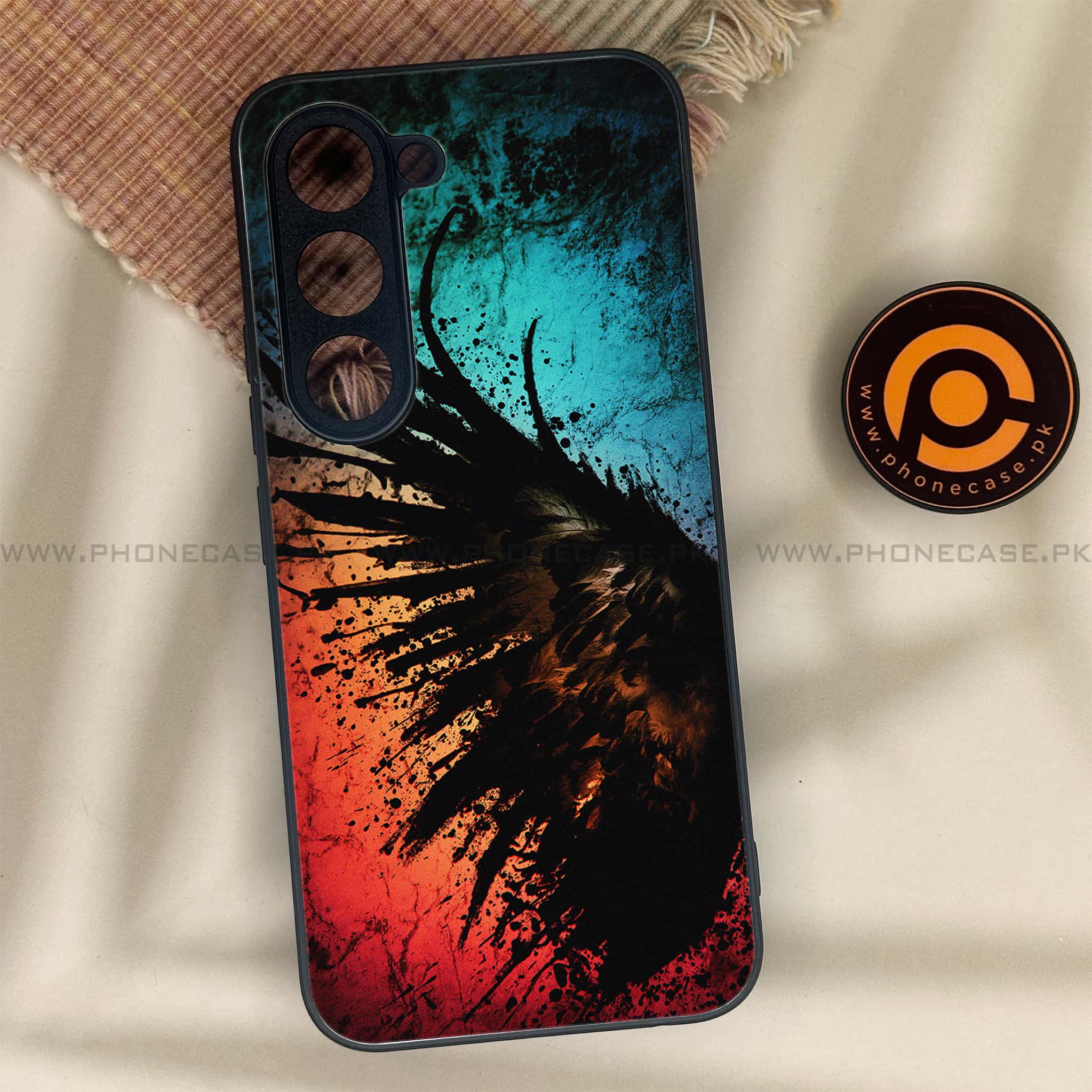 Tecno Spark 40 Pro - Angel Wings 2.0 Series - Premium Metal Printed soft Bumper shock Proof Case