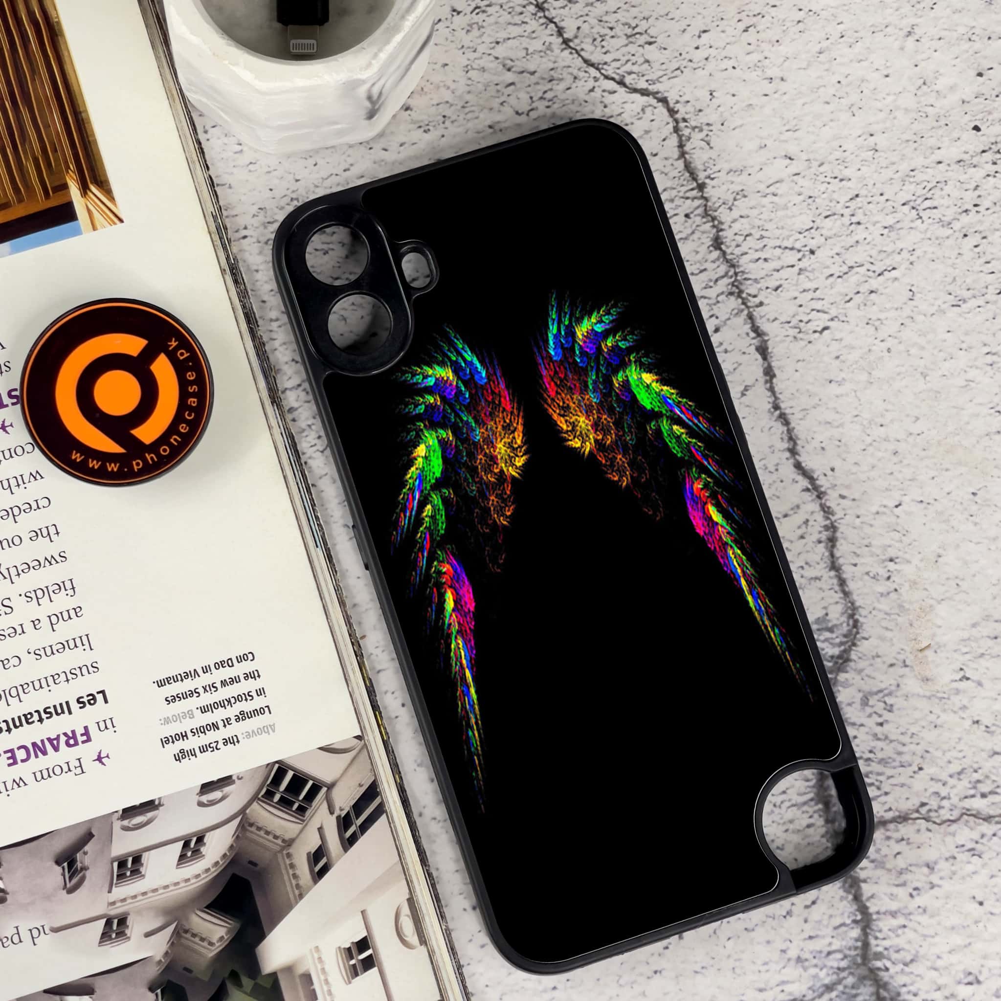 Nothing CMF Phone 1 - Angel Wings Series - Premium Metal Printed soft Bumper Shock Proof Case