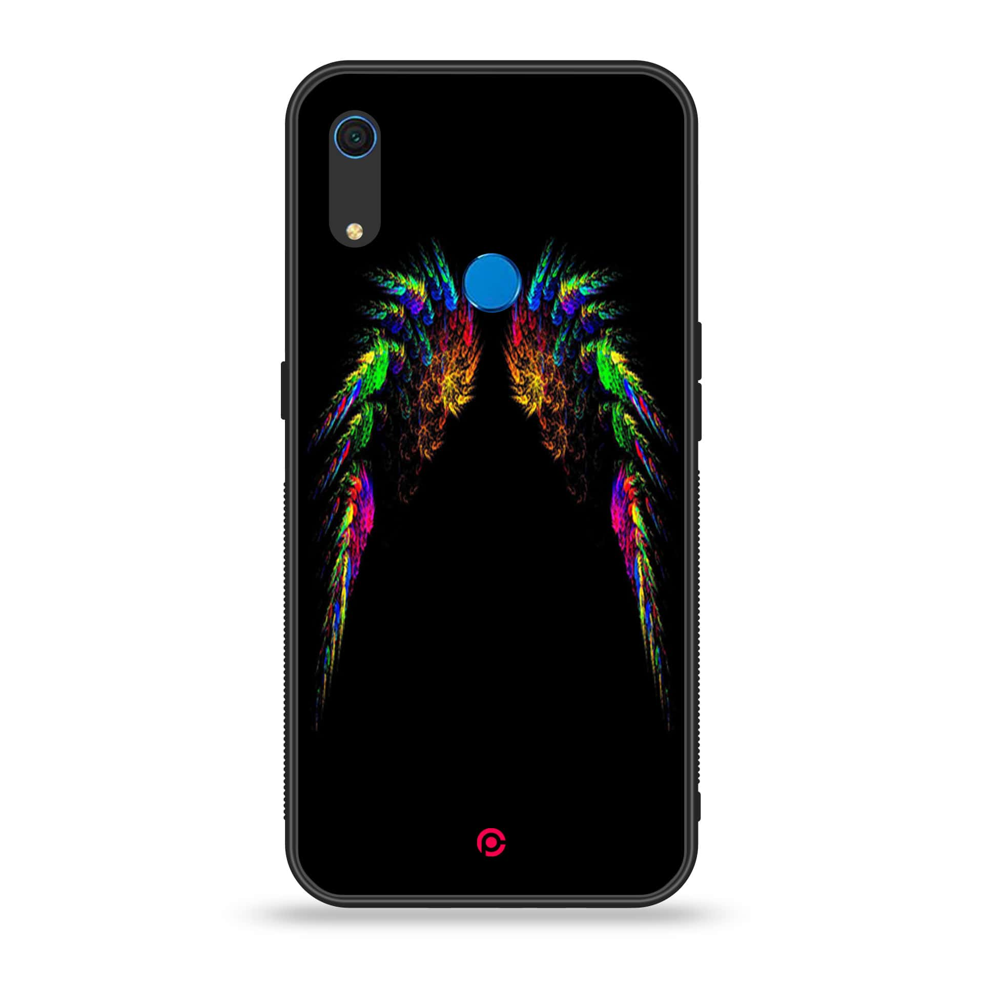 Huawei Y6s - Angel Wings Series - Premium Printed Metal soft Bumper shock Proof Case