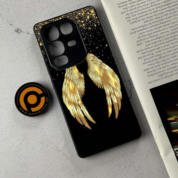 Infinix Note 50 Pro Plus - Angel Wings Series - Premium Metal Printed Soft Bumper Shockproof Case