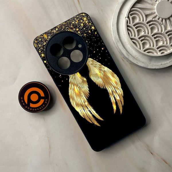 OnePlus 13 - Angel Wings Series - Premium Metal Printed soft Bumper shock Proof Case