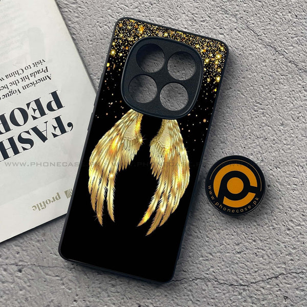 Redmi Note 14 Pro Plus 5G - Angel Wings Series - Premium Printed Glass soft Bumper shock Proof Case